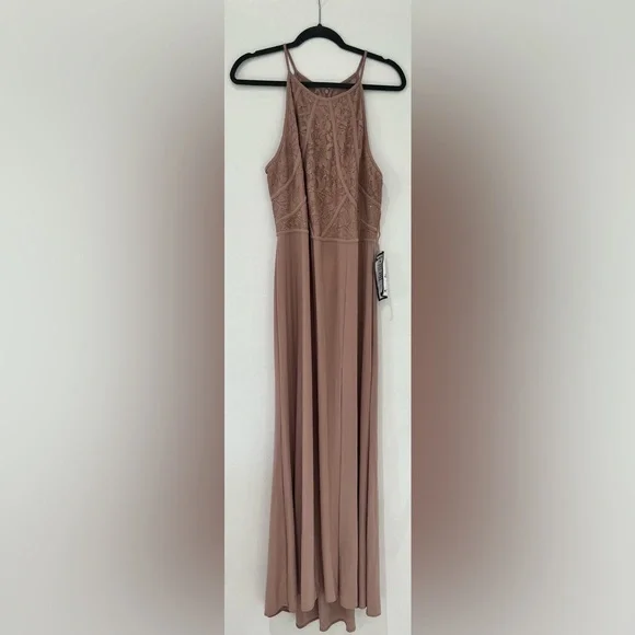 Morgan and co. Dress in beige size 20W. - Picture 1 of 6
